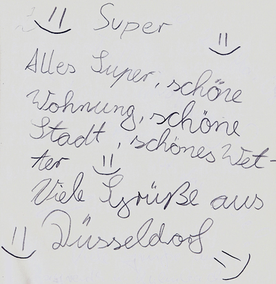 G&auml;stebucheintrag